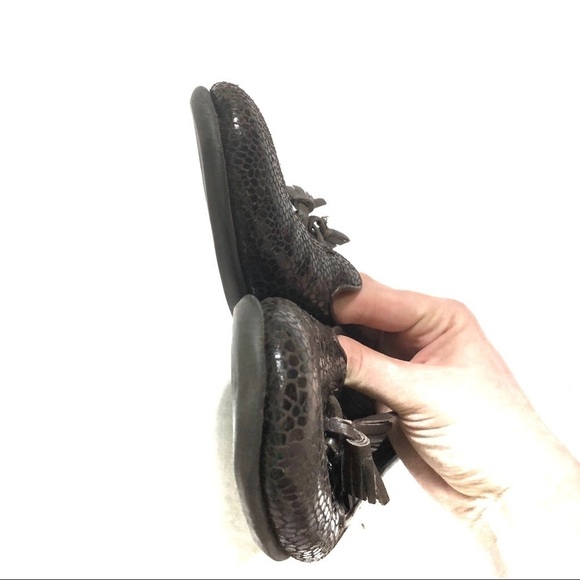 The Flexx Loafers Sz 6 1/2 Brown Leather Driving - Picture 5 of 8